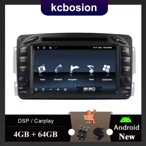 2 Din Car Multimedia DVD Autoradio Stereo For Mercedes Benz W203 W210 W209 W463 Vito C/CLK/G Class A