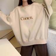 UNGU ( S - 6XL ) CHOICE Korean Ulzzang Street Style Sweater Big Size ML XL XXL 2XL 3XL 4XL 5XL 6L Cr