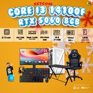 คอมโบเซ็ทจบพร้อมเล่น ซื้อ1 ได้ 7 BONMECOM2 คอมประกอบ / CPU i3 14100F/ RTX 5060 8GB/ Case เลือกแบบได้