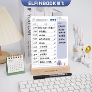 Daily Plan Board Erasable Schedule Note Board Desktop Work Prompt Board College Students Self-Discip