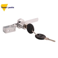 Display Case Lock Sliding Glass Door Ratchet Lock Security Glass Cabinet Lock with 2 Keys