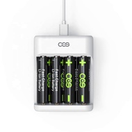 🔥B501 Fast charger lithium 1.5v um3 battery aa size battery rechargeable 2775mWh