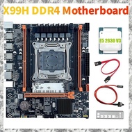 [I O J E] X99H Desktop Motherboard+E5 2630 V3 CPU B85 LGA2011-3 4X DDR4 REG ECC RAM Slots M.2 PCIE S