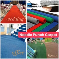 [READY STOCK] wedding carpet / carpet office / carpet masjid / needle punch carpet / woven carpet /