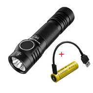 NITECORE E4K Upgraded Version Compact Rechargeable LED High Brightness Waterproof Outdoor Flashlight