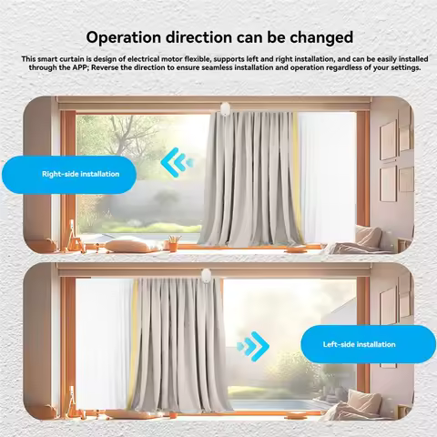 A69etuya Zigbee Smart Electric Curtain Robot Timing Auto Opener Closer Light Sensor App Remote Contr