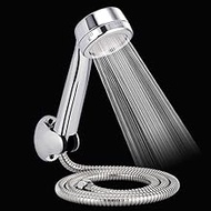Rainfall Shower Head Set Water Saving Filter Bathroom Boost Stainless Steel Shower Hose And Holder Shower Head Set Handheld Showers Showerheads