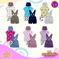 OVER ALL 3 in 1 SET By BABY SWEET