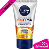 NIVEA - Men Bright C&HYA Age Wash (100g.) โฟมล้างหน้าสำหรับผู้ชาย