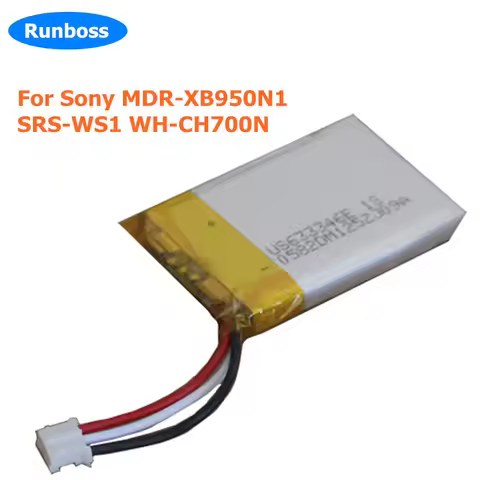 New 3.7V Li-Polymer US633346E 1000mAh Replacement Battery For Sony MDR-XB950N1 SRS-WS1 WH-CH700N Acu