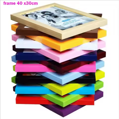 Good PVC Material Frame for Picture Photo, Good Plastic Frame for Protection, Red, White, Rose,Blue 