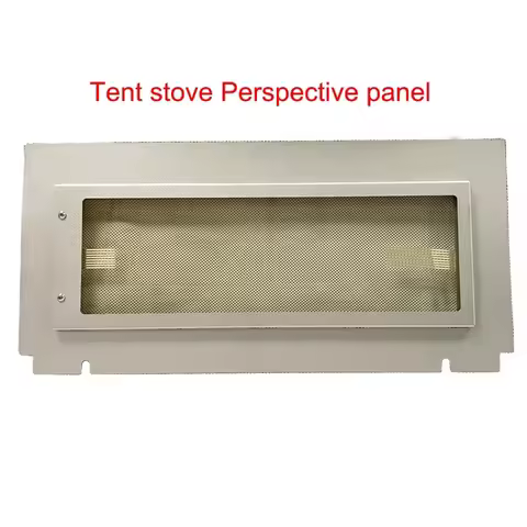 Visual Combustion Status Side Panel Glass, High Temperature Resistant Glass Side PanelTent Stove Sid