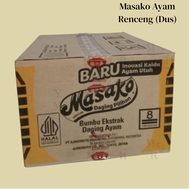 Masako Bumbu Kaldu Ayam / Penyedap Rasa Ayam 1 Karton 60Renceng (1 Dus)