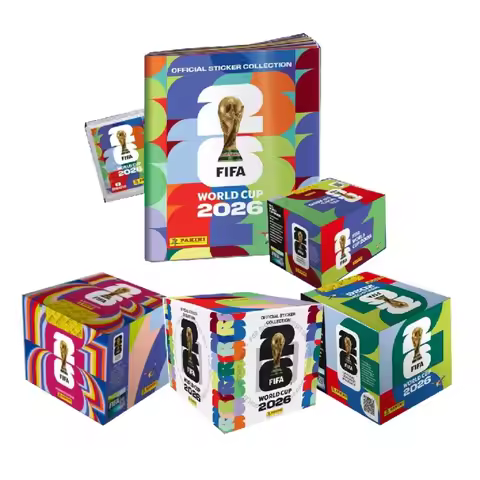 Panini 2026 International Football Tournament Collectible Sticker Full Box 50 Packs Soccer Trading S