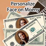 1/20/40/60/80/100/200/400pcs Personalized Custom Dollar Bill Image Dollar Prop For Bachelorette Part