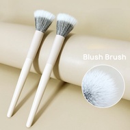 Blush Brush Fluffy Soft Blush Brush Half Fan Shaped Portable Blush Brush