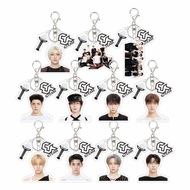 Kpop TEAM  Acrylic Bag Keychain Accessories YUMA EJ  NICHOLAS Pendant