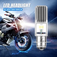 P15D T19 Motorcycle LED headlight Bulb For Yamaha Raptor 125 LC135 V2 V3 / Mio/ EX5/ RXZ/ Honda Beat Wave 110/ Suzuki RGV 18W 1800LM 8-80V White Motorbike LED Front Lamp