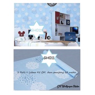 Wallpaper dinding 3d motif bunga elegant / Wallpaper dinding kamar