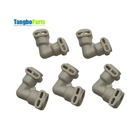 5Pcs Coffee Maker Parts Boilers Two-way Connector 90° L Shape Bend Adapter For Dr.coffee SAECO Kaler