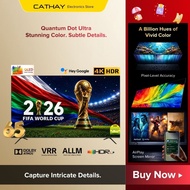 [ New Launch ] Cathay Quantum QLED Q65/55 4K 55 Inch Google Smart TV QLED | Inbuilt Chromecast Dolby