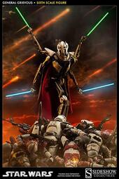 ~熊貓熊~全新 SIDESHOW 1/6 星際大戰 STAR WARS 格里弗斯將軍 general grievous