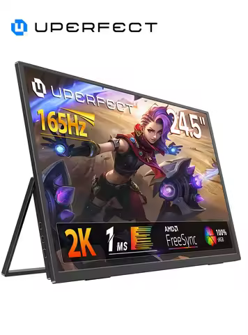 UPERFECT UMax 24 2K Desktop Monitor 24.5" 165Hz Wall Mounted IPS Display 2560x1440 HDR Freesync Gami