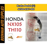 46500-KW7-900 Brake Pedal Original(G) Honda NX105 / Honda TH110 Hurricane