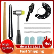 Ring Mandrel Ring Sizer Tool Ring Measurer with Quarter Sizes Finger Size Measuring Ring Shaper to F