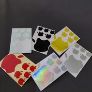 HP Apple cutting sticker, apple iphone reflective cellphone sticker