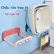 [HOT HIT] Wall-mounted sink rack bathroom storage rack bathroom toilet non-perforated storage rack