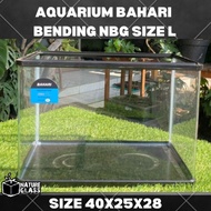 Aquarium Akuarium Lengkung Bending Oval BAHARI SML Akrilik Kaca