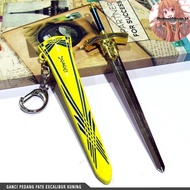 Gantungan Kunci Fate Excalibur Kuning