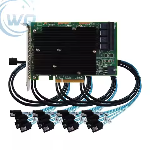 LSI 9300-16i 16-Port 12Gb/s SAS/SATA HBA ZFS TrueNAS UnRAID IT Mode 16.00.12.00