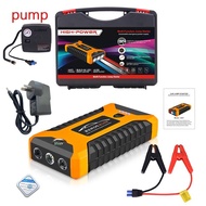 จั๊มสตาทรถยนต์ 99800MAH สตาร์ทรถดีเซล รถกระบะ ได้ง่ายและรวดเร็ว Jump Starter รถยนต์ จั๊มสตาร์ทรถ ไฟฉ