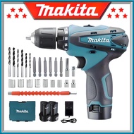 ☟Makita DF330 cordless drill 2 lithium batteries 2 functions multifunctional high power electric screwdriver✾