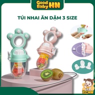 Misuta anti-choking fruit chewing bag has 3 knob sizes, new color 2024 (From October 2025, stop givi