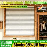 【L-shaped blinds,100% tightness】bidai tingkap 2 panel kitchen curtain blackout curtain  dapur blacko