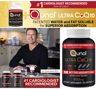 Qunol Ultra CoQ10 100 mg 60 แคปซูล 3x Better Absorption ดูดซึมดีกว่า 3 เท่า