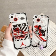 MERAH Nike red sneakers Case OPPO Reno 4F 5 Reno 7Z 5G Reno 8Z 5G 8T 11F 5G 10pro+ Reno 11 Pro 5G OP