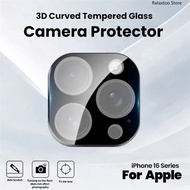 3D Curved Tempered Glass Camera Cover for IPhone16 IPhone 16 15 Pro Max Plus 16Plus 15Plus IPhone16P