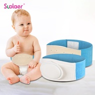 Suolaer Adjustable Umbilical Hernia Belt Baby Belly Button Band for Newborn Skin-friendly