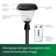 Philips Lampu LED Taman SmartBright Solar Bollards Round Spike Kuning