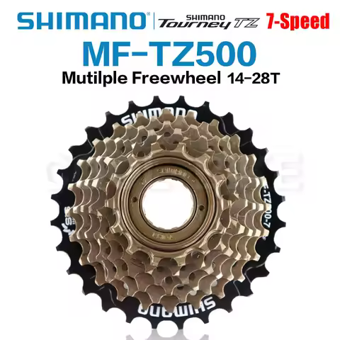 SHIMANO MF TZ500 6 Speed 7 Speed MF-TZ500 Bicycle Freewheel 14-28T Sprocket 6s 7s Steel for MTB Road