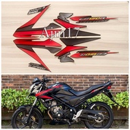 STIKER STRIPING MOTOR CB150R CB 150R CB 150 R 2014 HITAM