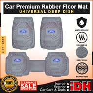 Universal Rubber Matting Deep Dish for FORD | Car Deep Dish Matting | Trimable custom trim to your c
