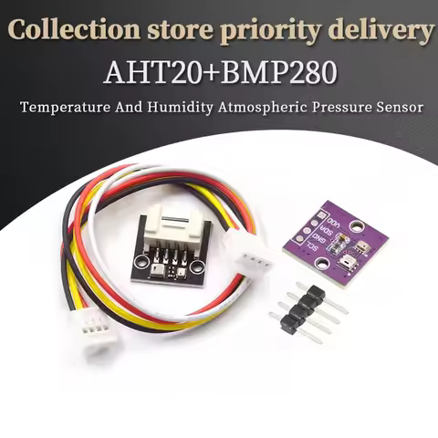 AHT20+BMP280 High Precision Digital Temperature And Humidity Atmospheric Pressure Sensor For Arduino