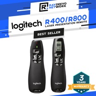 Logitech R400 / R800 Wireless Presenter Laser Presentation Remote Pointer [Easy to Control/Plug & Pl