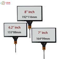 QVK 6.2/7/8/9 Inch GT911 Capacitive Universal Digitizer For Car DVD GPS Navigation Multimedia Touchs