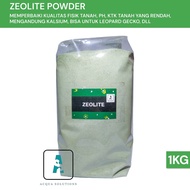 Zeolit Powder Media Pertanian Alas Reptil Gecko 1Kg